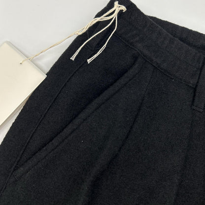 ANCELLM 25AW Wool Wide Easy Tuck Black Size 2