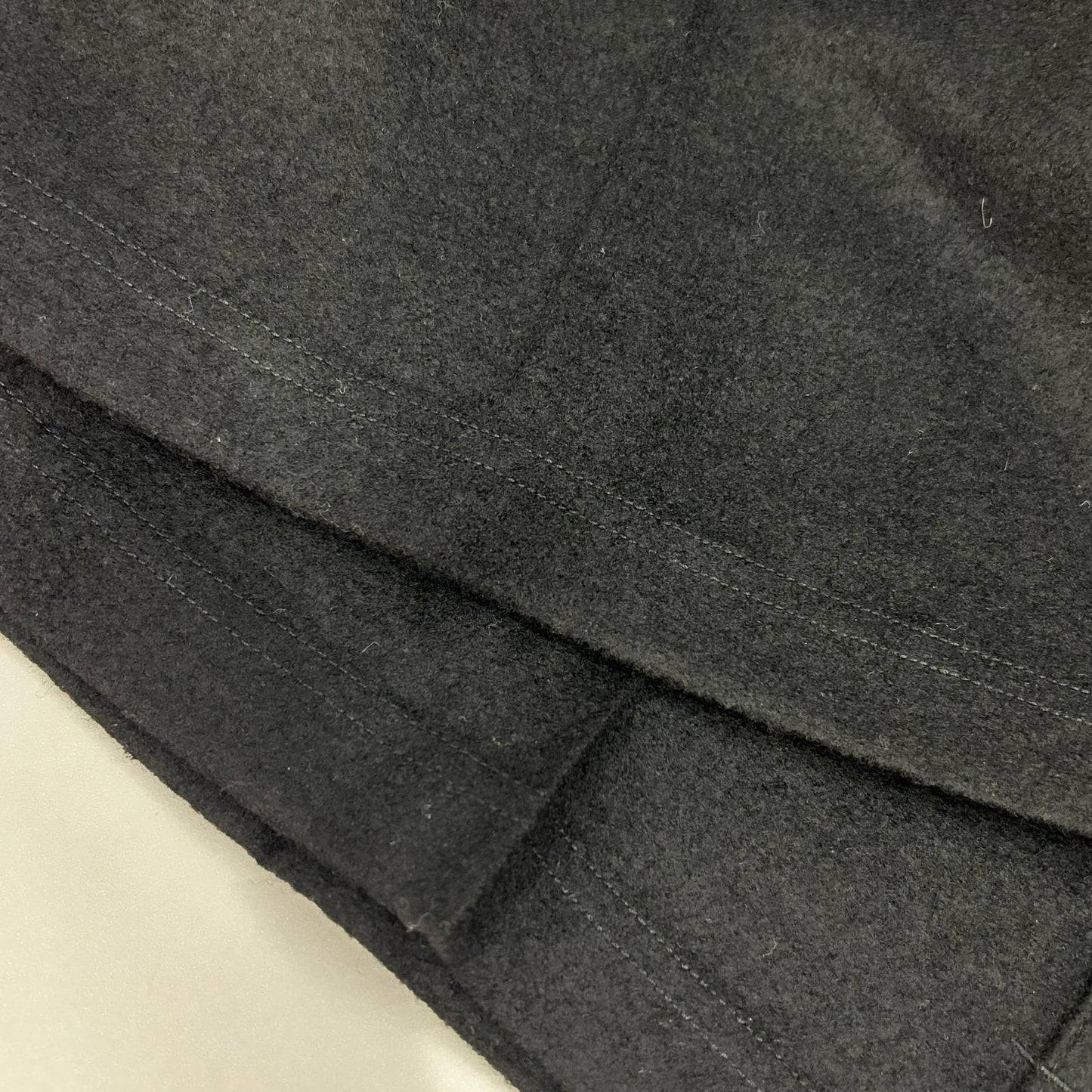 ANCELLM 25AW Wool Wide Easy Tuck Black Size 2