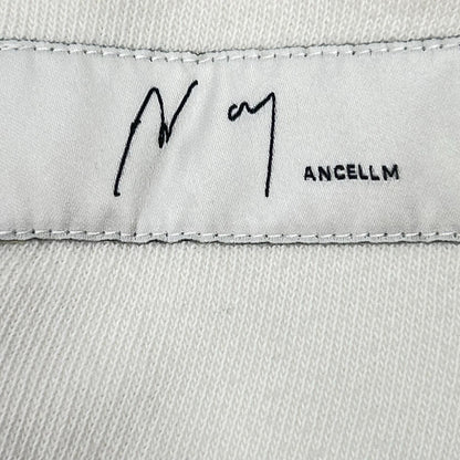 ANCELLM 26SS White Smooth Panel Wide Slacks Size 2