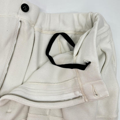 ANCELLM 26SS White Smooth Panel Wide Slacks Size 2