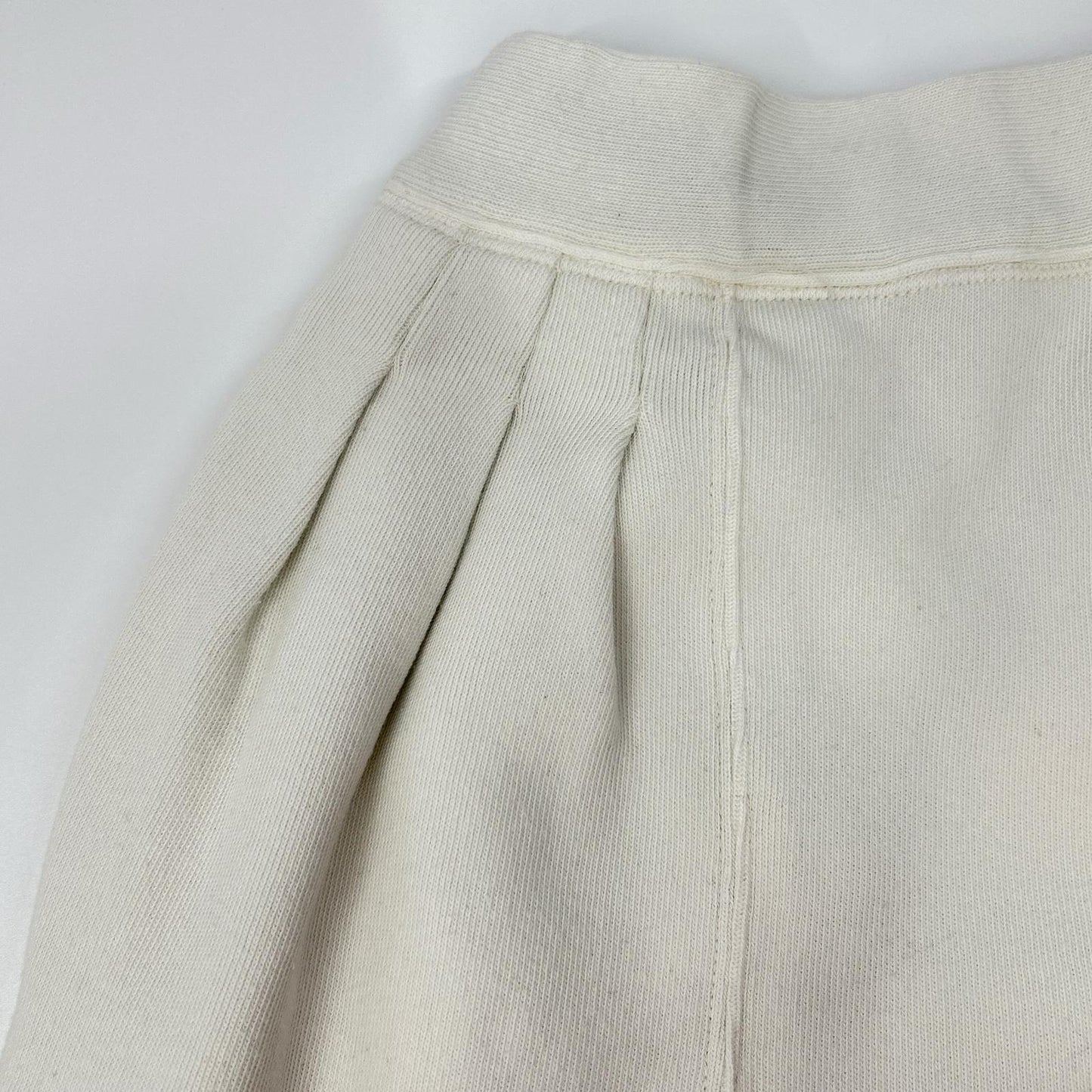 ANCELLM 26SS White Smooth Panel Wide Slacks Size 2