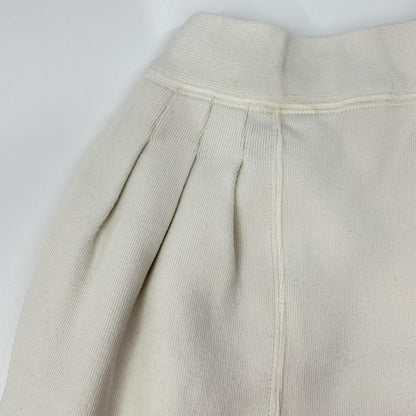 ANCELLM 26SS White Smooth Panel Wide Slacks Size 2