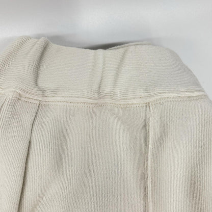 ANCELLM 26SS White Smooth Panel Wide Slacks Size 2