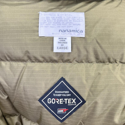 nanamica SUBF276U GORE-TEX Hooded Down Coat Khaki Size L