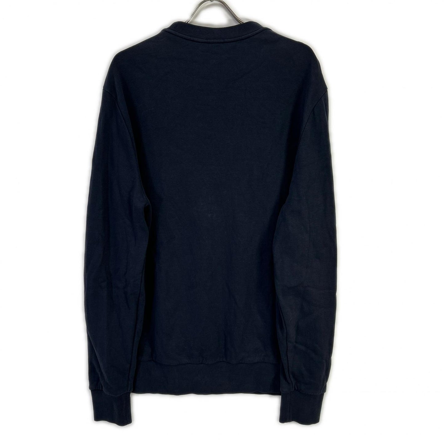 MONCLER 22 Felpa Patch Logo Crewneck Sweatshirt Navy Size L
