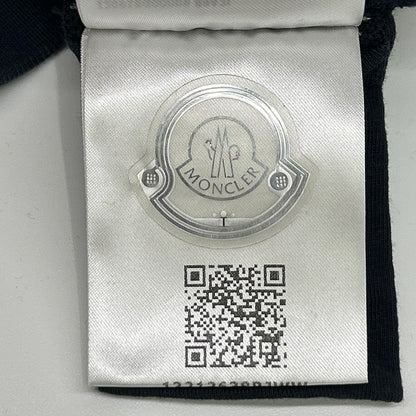 MONCLER 22 Felpa Patch Logo Crewneck Sweatshirt Navy Size L