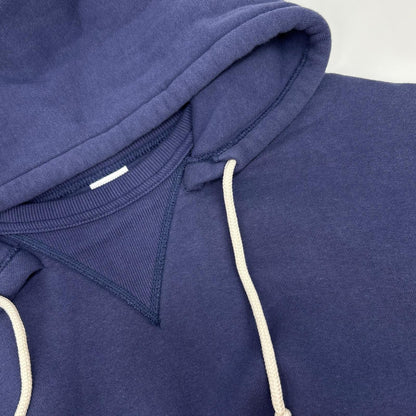STANDARD CALIFORNIA Blue Cotton Drawstring Hoodie Size XL