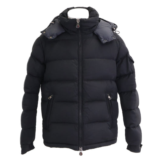 MONCLER Montgenevre Hooded Down Jacket Black Size 3