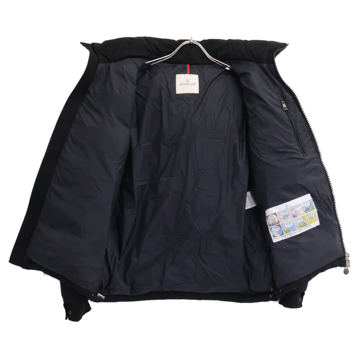 MONCLER Montgenevre Hooded Down Jacket Black Size 3