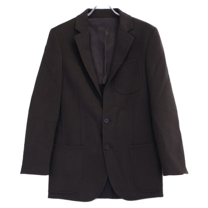 LOUIS VUITTON Wool Cashmere 2B Jacket Brown Size 46