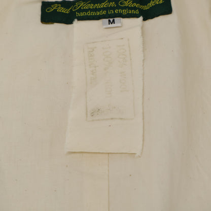 PaulHarnden Wool Peaked Lapel Single Jacket Ivory Size M