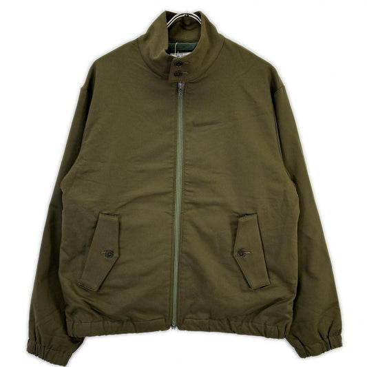 HOLLYWOOD RANCH MARKET Olive Cotton Harrington Jacket Size M