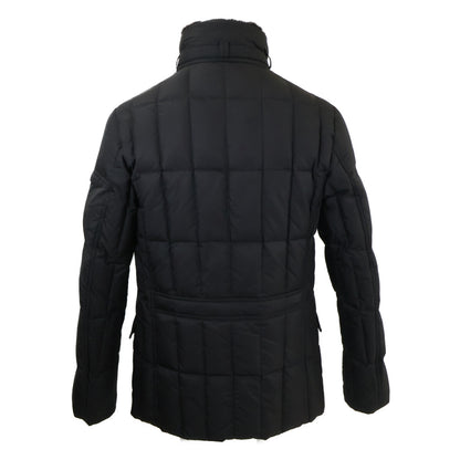 MOORER SIRO-KM Nylon Double Breasted Jacket Black Size 50
