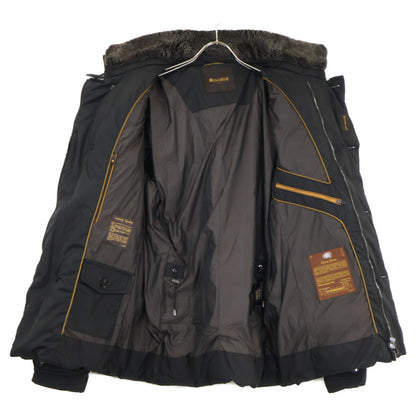 MOORER SIRO-KM Nylon Double Breasted Jacket Black Size 50