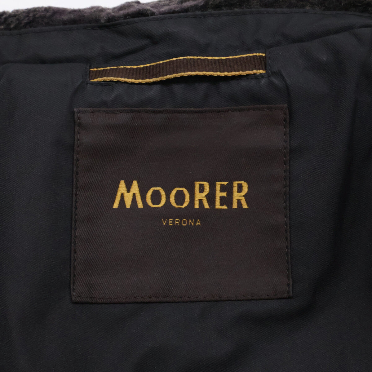 MOORER SIRO-KM Nylon Double Breasted Jacket Black Size 50