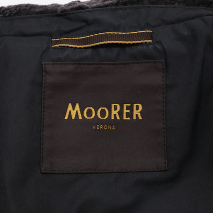 MOORER SIRO-KM Nylon Double Breasted Jacket Black Size 50