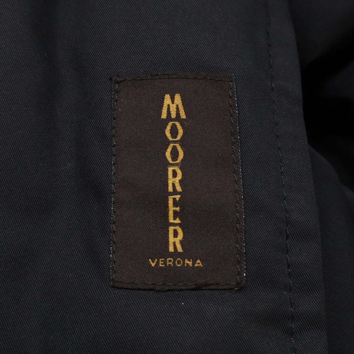 MOORER SIRO-KM Nylon Double Breasted Jacket Black Size 50