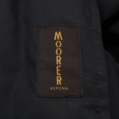 MOORER SIRO-KM Nylon Double Breasted Jacket Black Size 50
