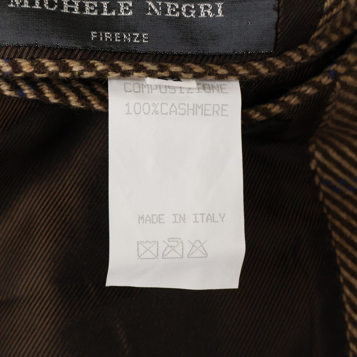 Kiton Herringbone 100% Cashmere 3B Blazer Brown Size 52