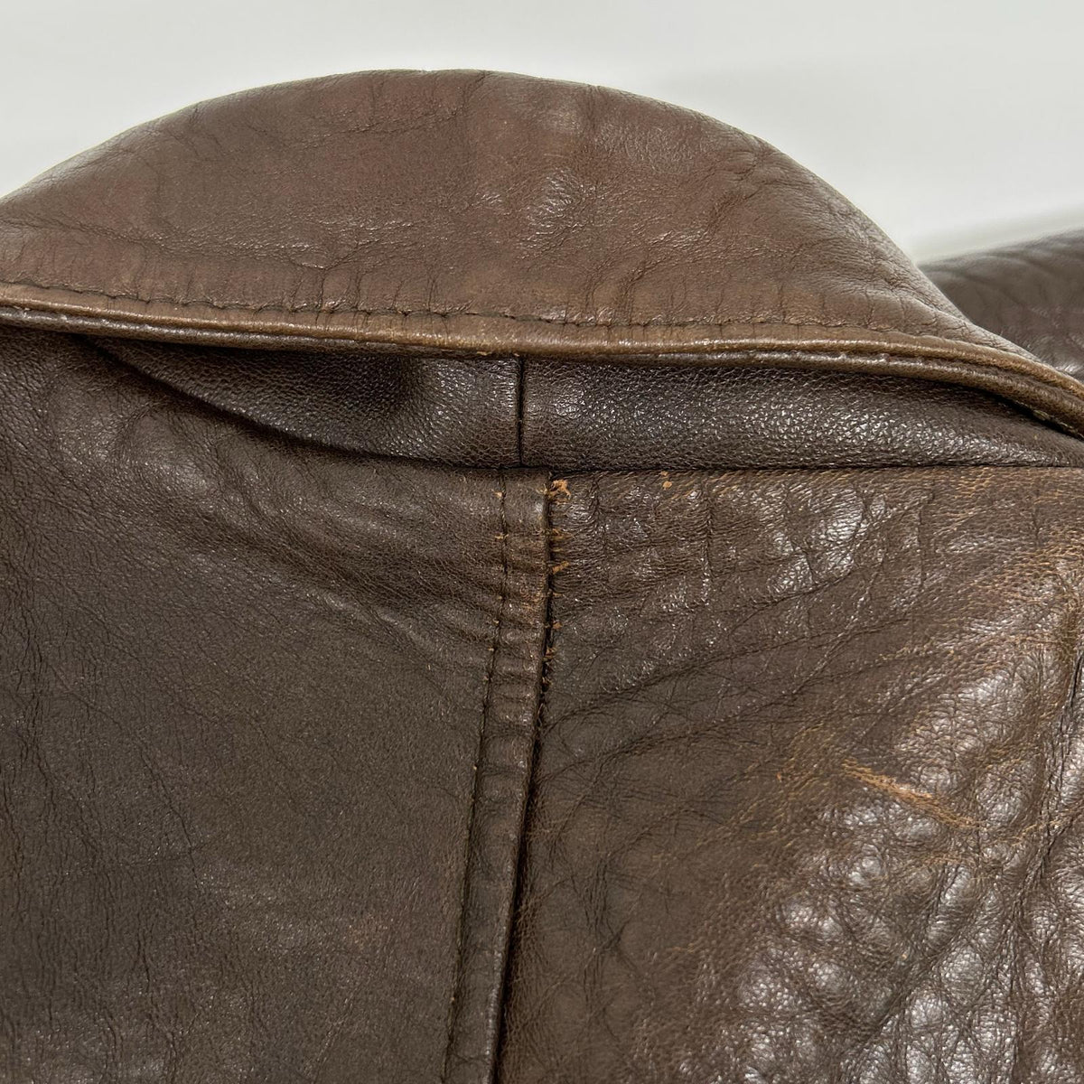 AVIREX Brown Leather Type A-2 Flight Jacket Size L