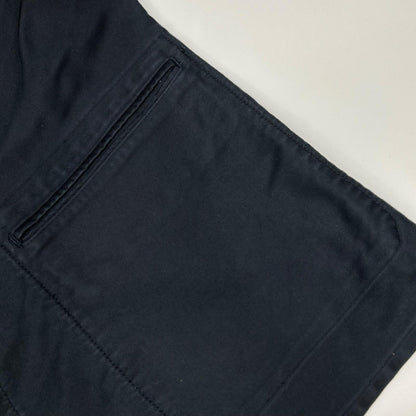 OUTIL Navy Metal Button Moleskin Work Jacket Size 3