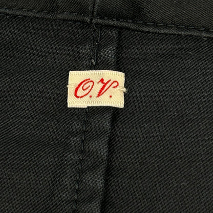 OUTIL Navy Metal Button Moleskin Work Jacket Size 3