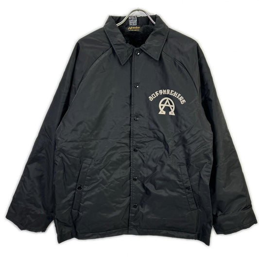 SOFTMACHINE Black Nylon Boa-Lined Coach Jacket Size L