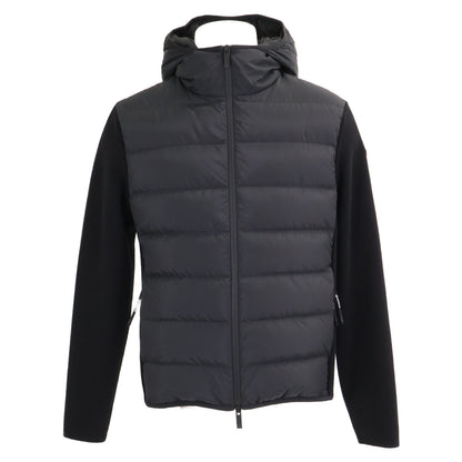 MONCLER '23 CARDIGAN TRICOT Knit Nylon Jacket Black Size S