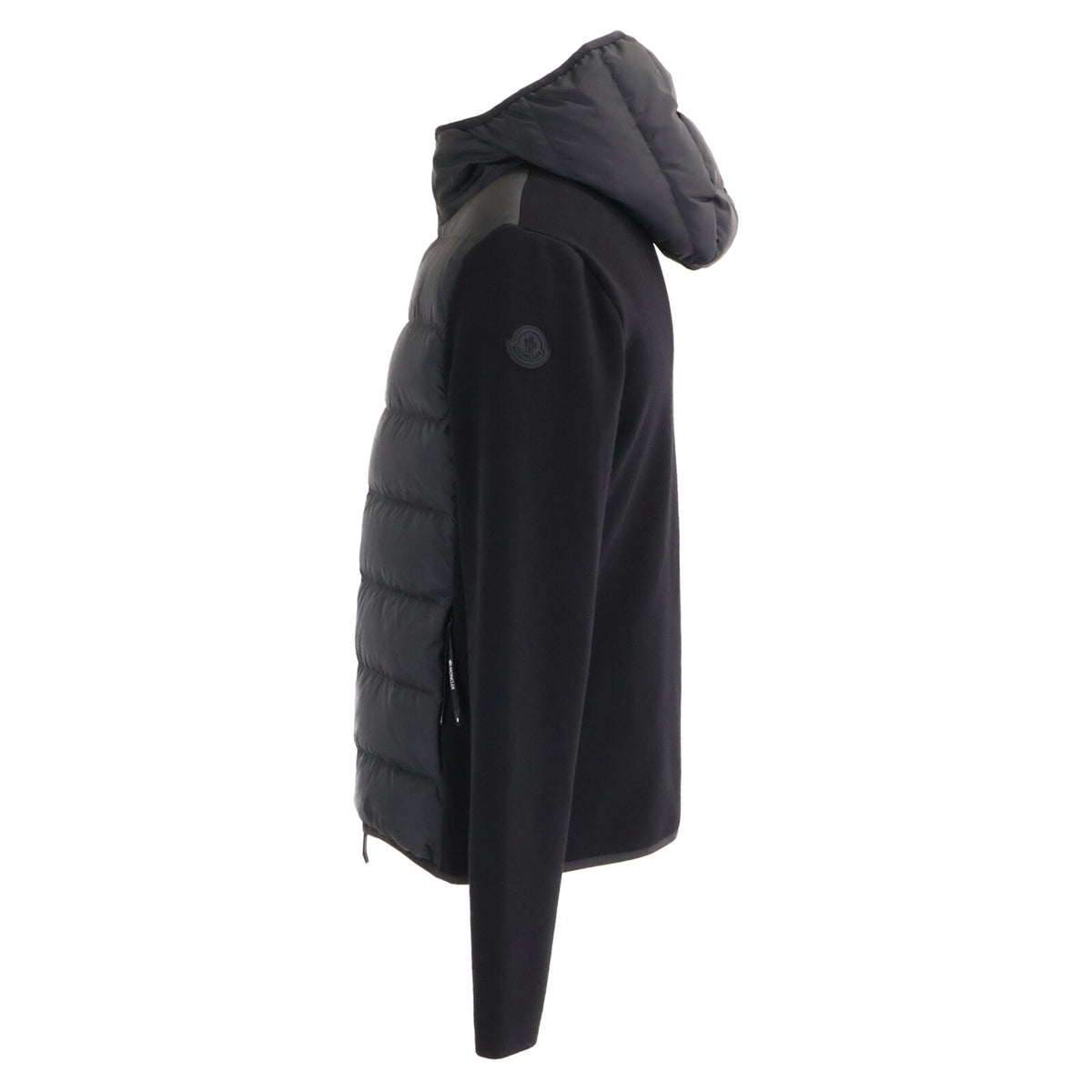 MONCLER '23 CARDIGAN TRICOT Knit Nylon Jacket Black Size S