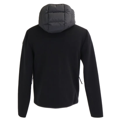 MONCLER '23 CARDIGAN TRICOT Knit Nylon Jacket Black Size S