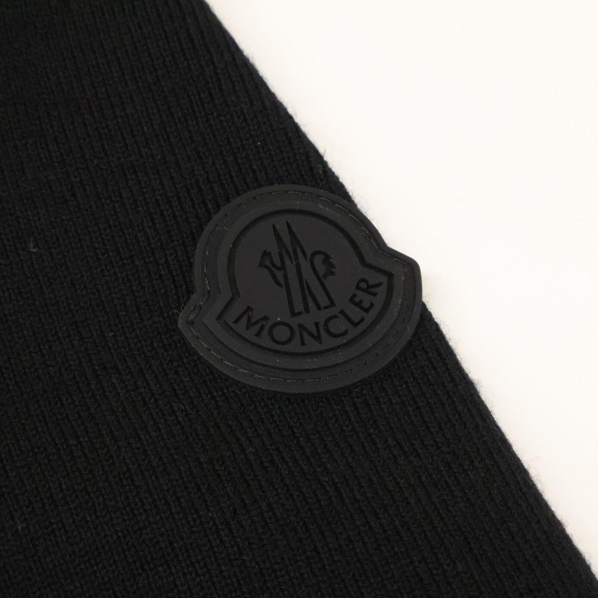 MONCLER '23 CARDIGAN TRICOT Knit Nylon Jacket Black Size S