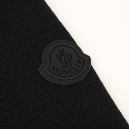 MONCLER '23 CARDIGAN TRICOT Knit Nylon Jacket Black Size S