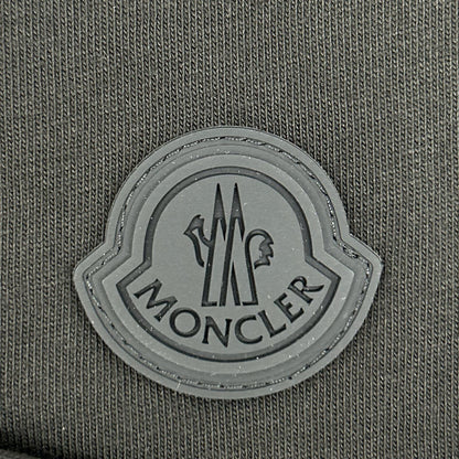 MONCLER 22 Black Rubber Logo Long Sleeve T-Shirt Size XS