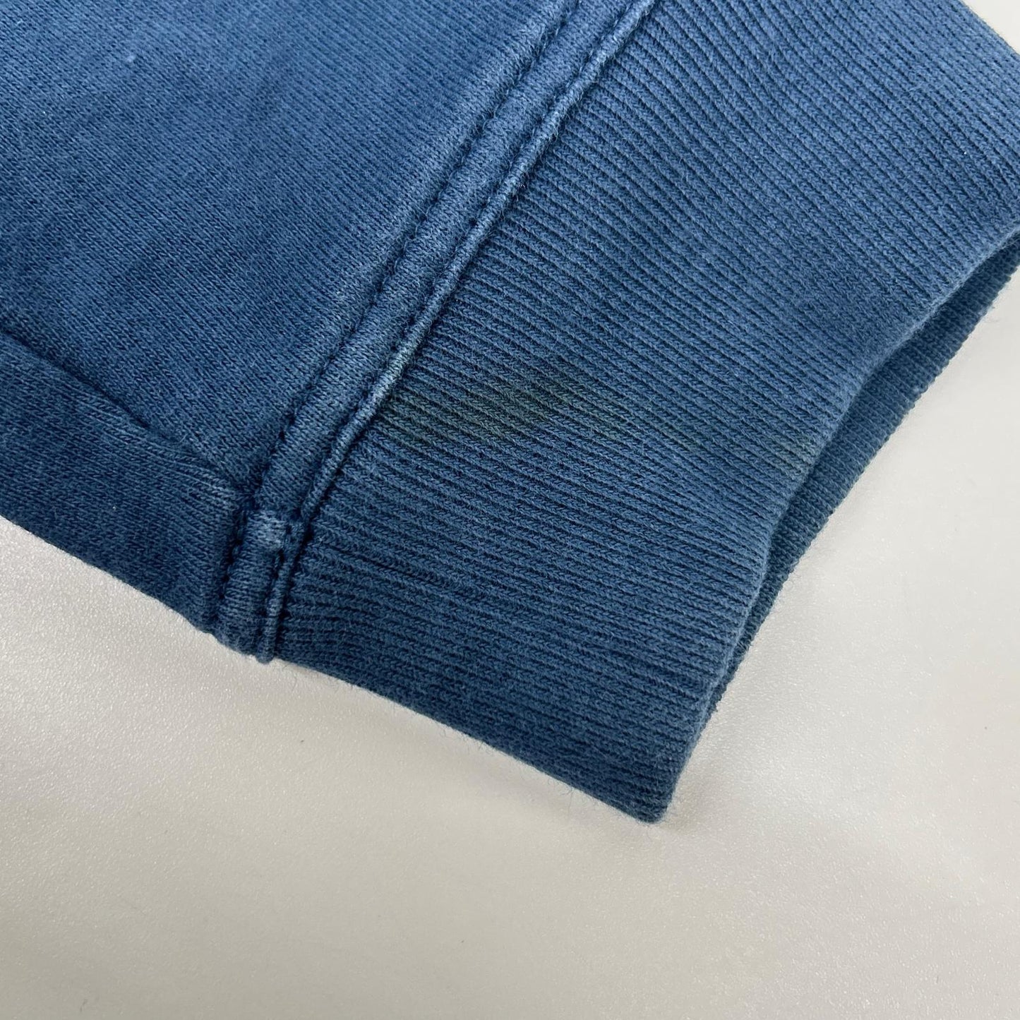 HERMES Navy Cotton Blend Sideline Zip Hoodie Size L