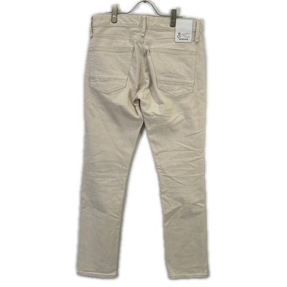 DENHAM RAZOR Ivory Cotton Slim Fit Button Fly Jeans Size 32