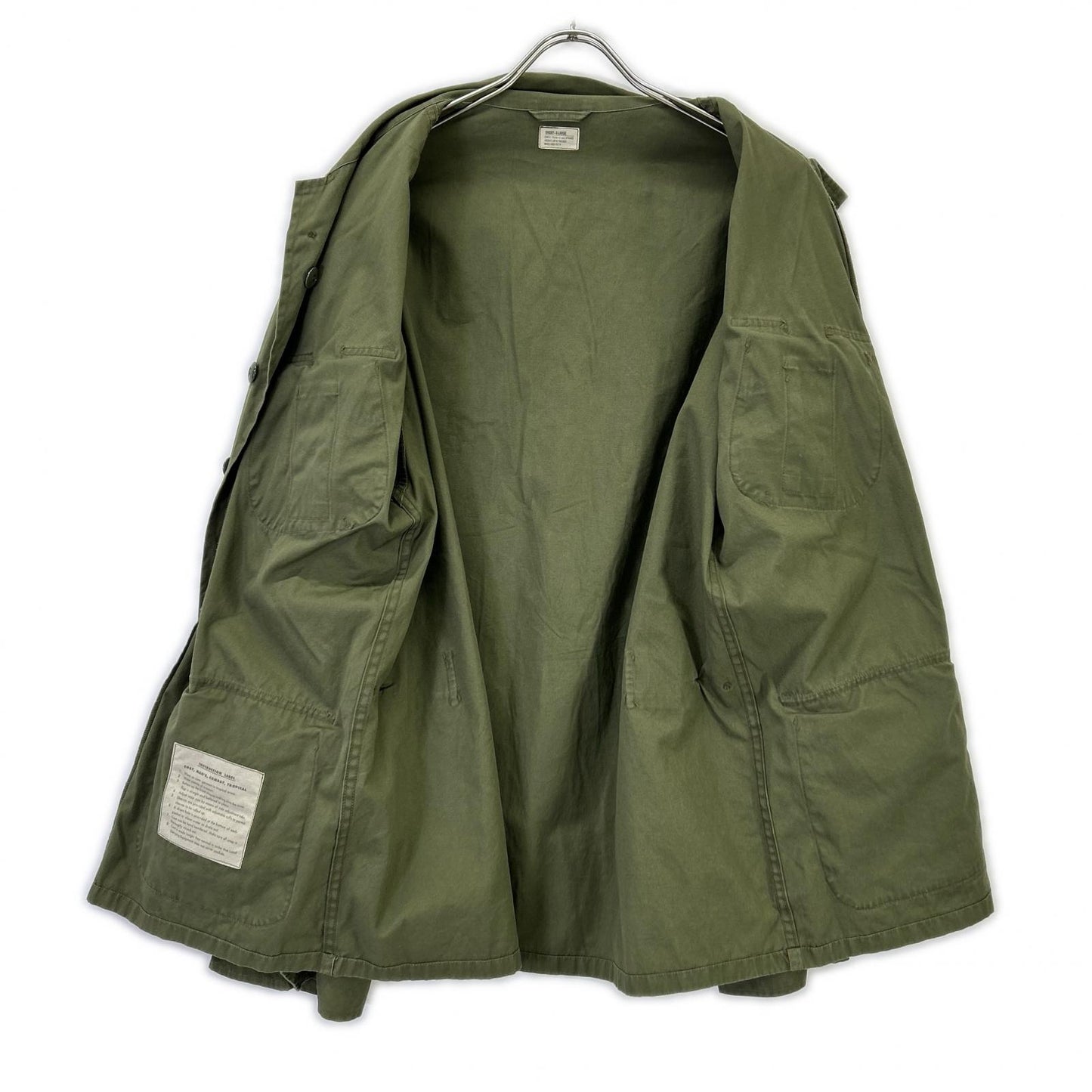 BUZZ RICKSON'S BR12247 Cotton Poplin Coat Khaki Size XL