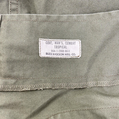 BUZZ RICKSON'S BR12247 Cotton Poplin Coat Khaki Size XL