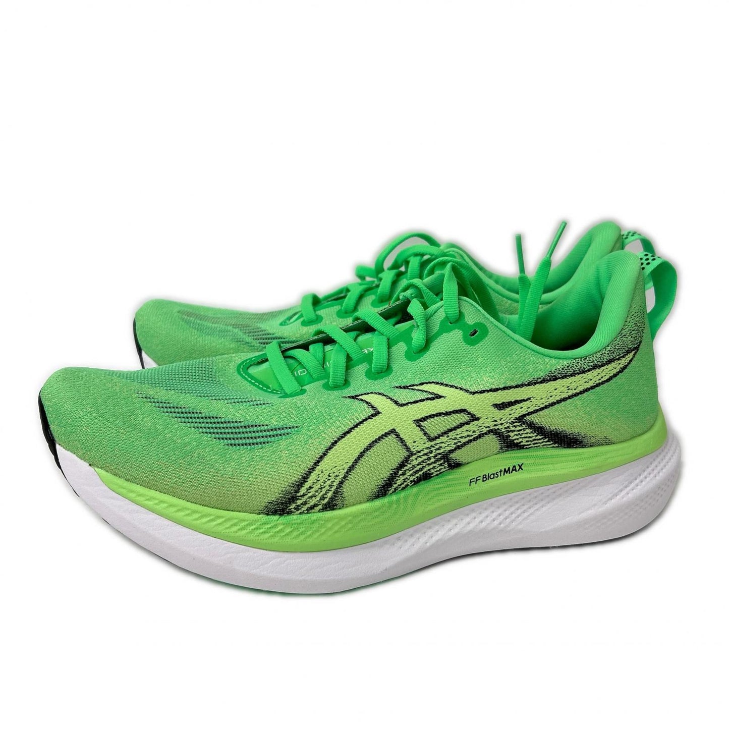 asics 1011C156-300 Glideride Sneakers Green/Black Size 11