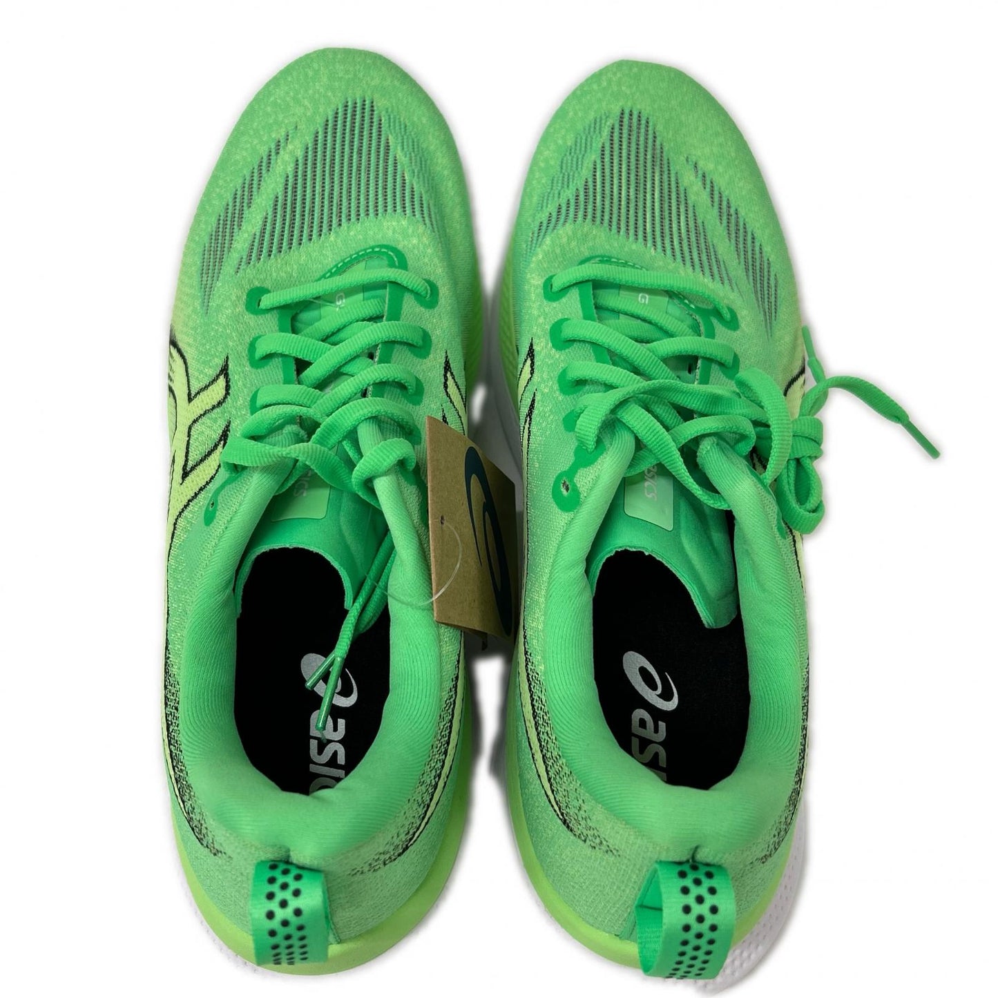 asics 1011C156-300 Glideride Sneakers Green/Black Size 11