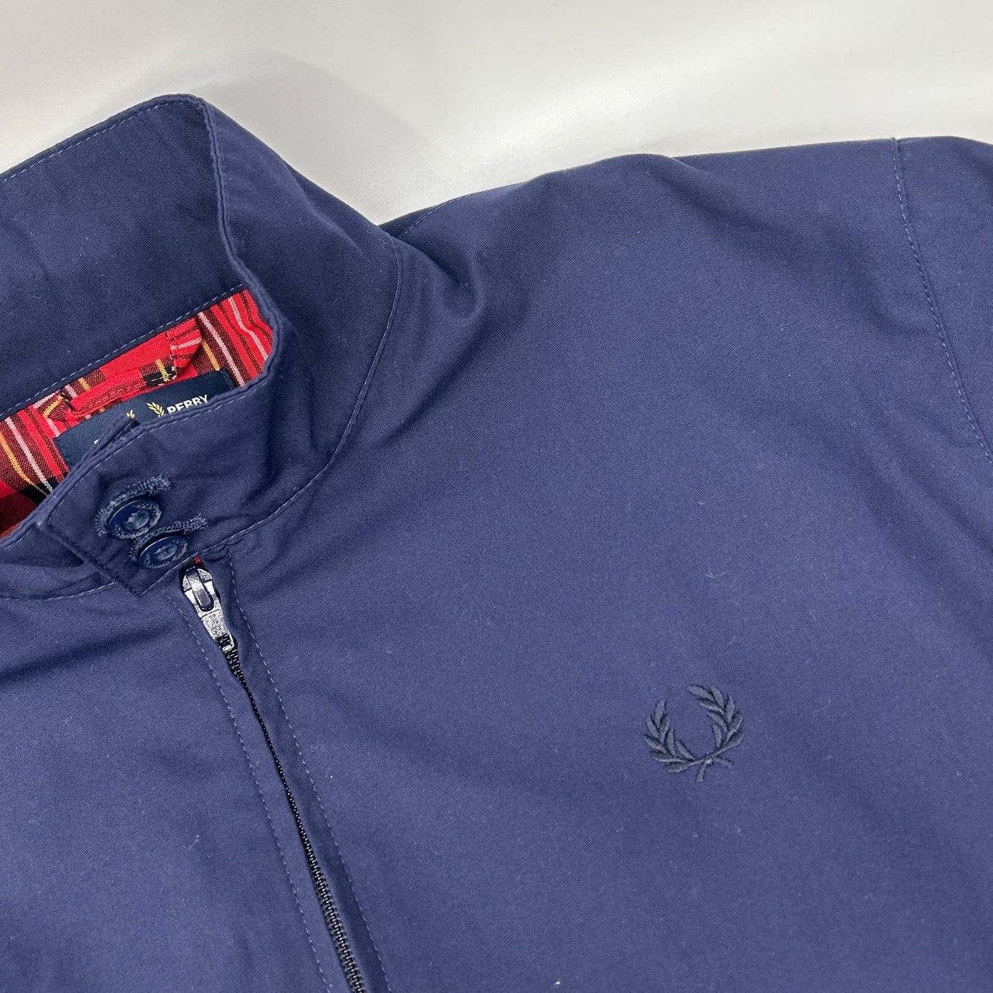 FRED PERRY J7320 Made In England Jacket Navy Size M