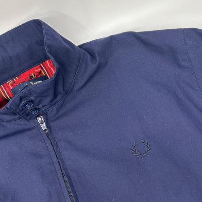 FRED PERRY J7320 Made In England Jacket Navy Size M