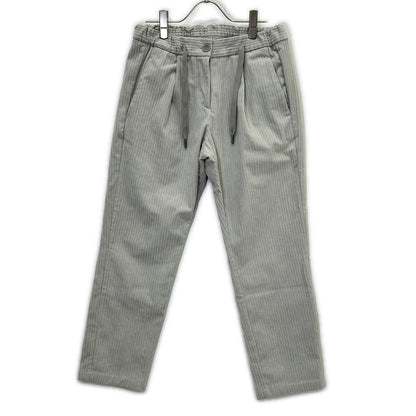 HERNO Laminar Stretch Pleated Easy Pants Gray Size S