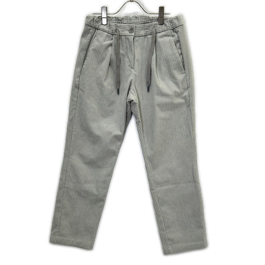 HERNO Laminar Stretch Pleated Easy Pants Gray Size S