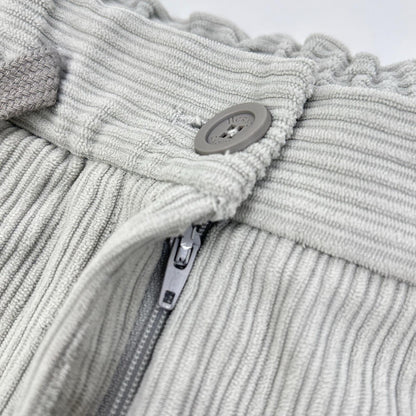 HERNO Laminar Stretch Pleated Easy Pants Gray Size S