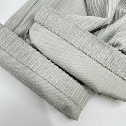 HERNO Laminar Stretch Pleated Easy Pants Gray Size S