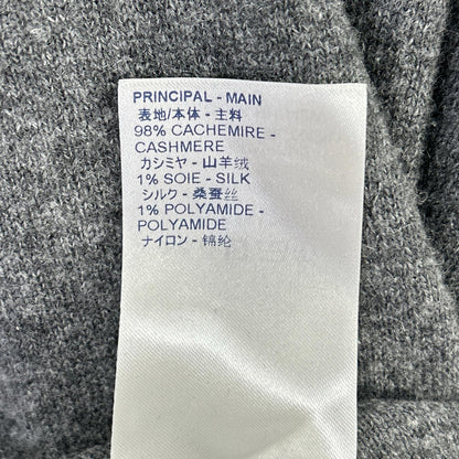 LOUIS VUITTON 20SS Gray Cashmere Crewneck Sweater Size XL