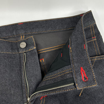 KUSHITANI K-1329 Expand Windcut Denim Black Size 31