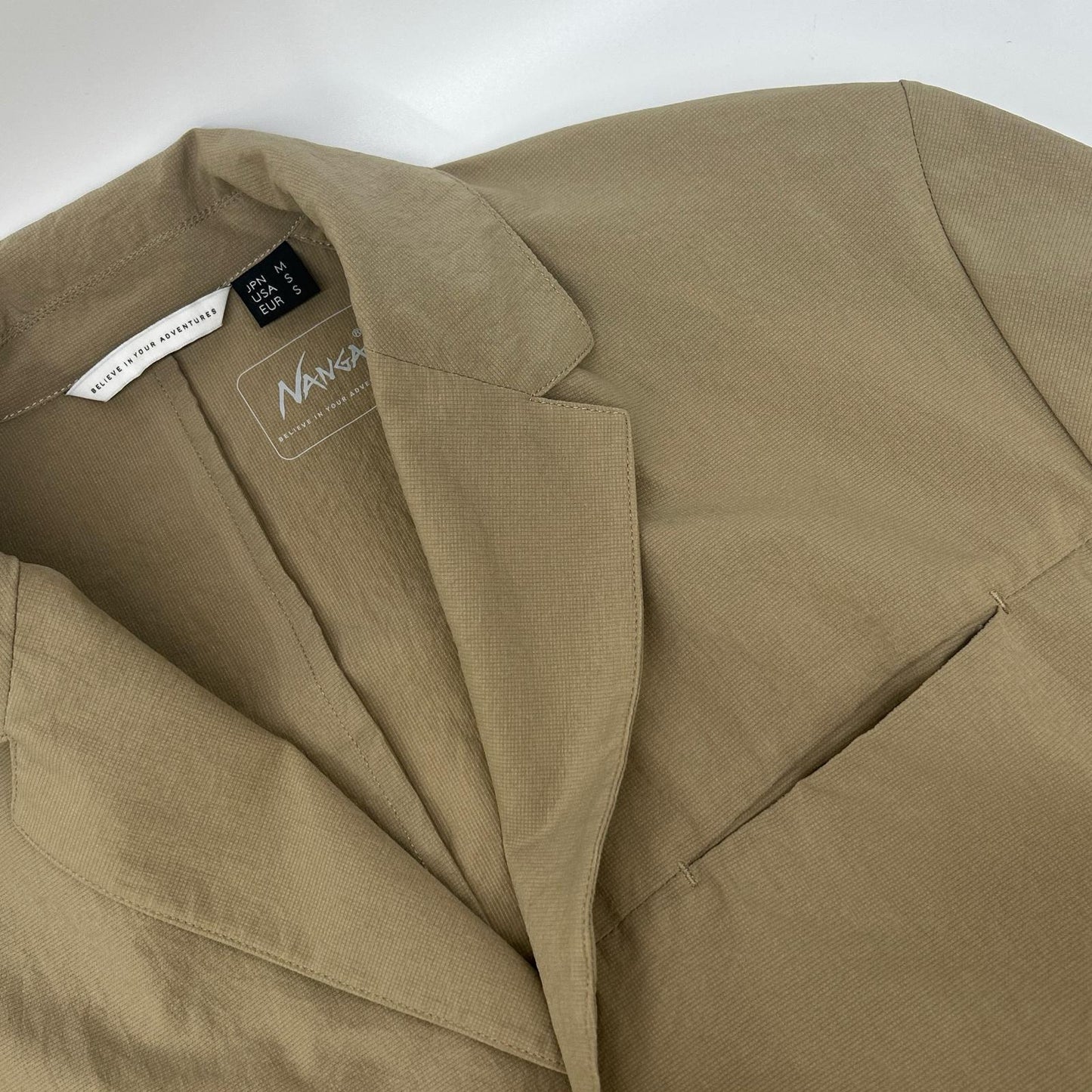 NANGA NW2411-1E200 Lightweight Dot Air Blazer Beige Size M