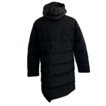 Mackage RILEY Hooded Shearling Collar Jacket Black Size 40