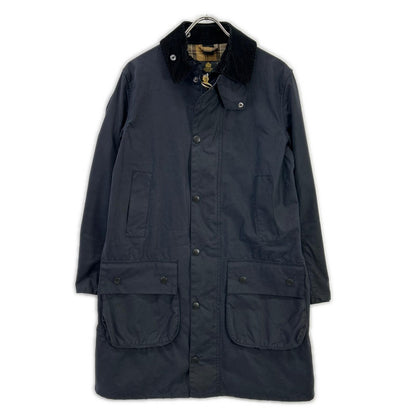 Barbour MWX0534NY91 3-Warrant Border Oiled Dark Navy Jacket Size 36